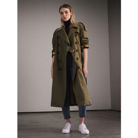 olive green burberry trench coat|burberry trench coat sale outlet.